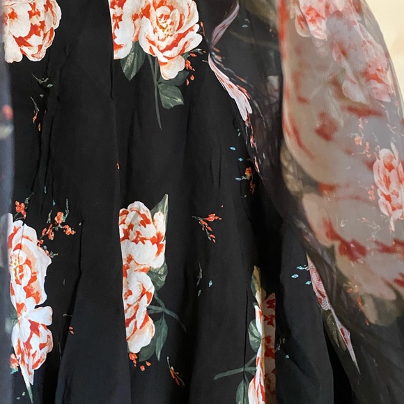 Size 3/4 Torrid Floral Tulle Skirt - Picture 5 of 7